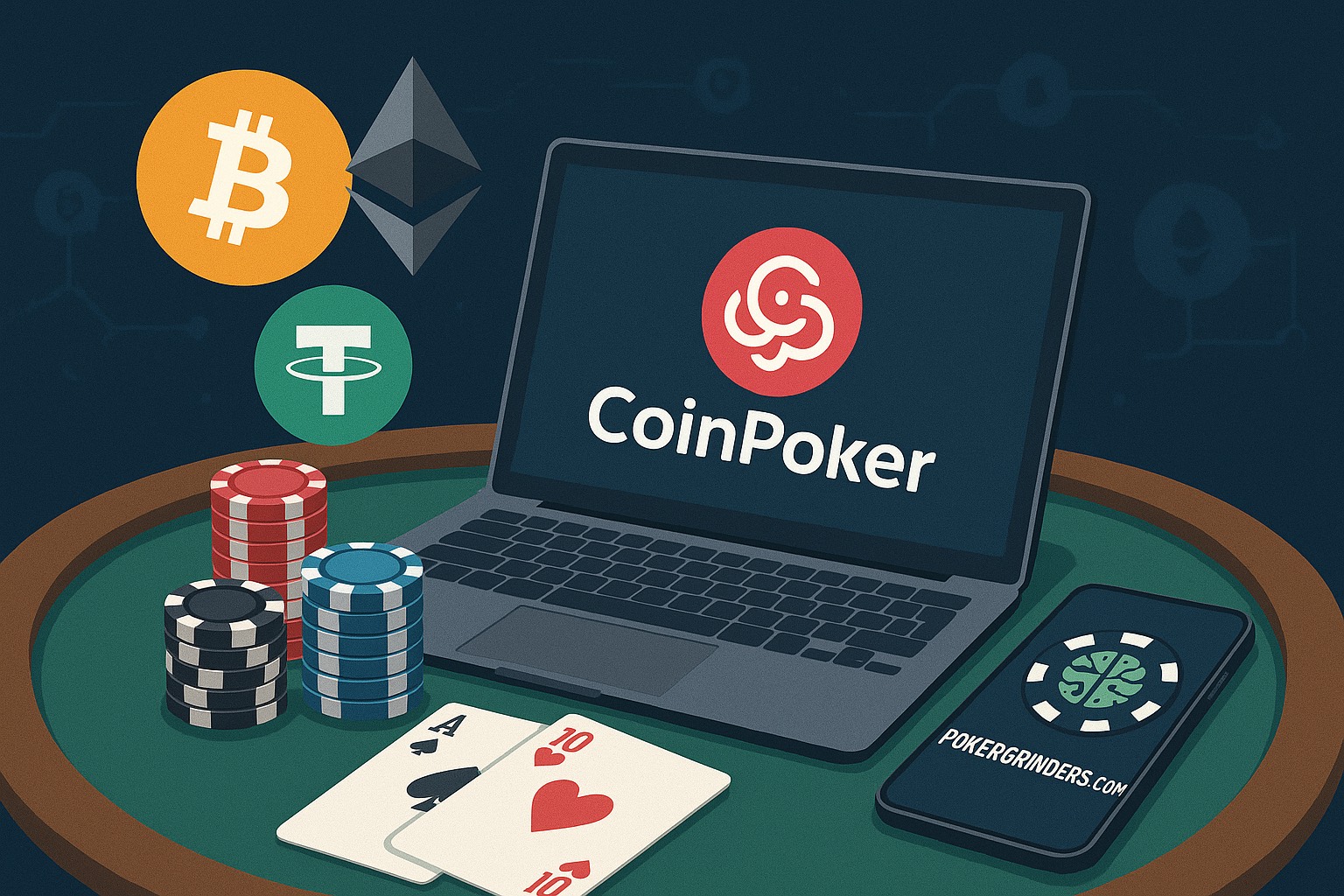 bit coin poker, coinpoker, poker-grinders.com